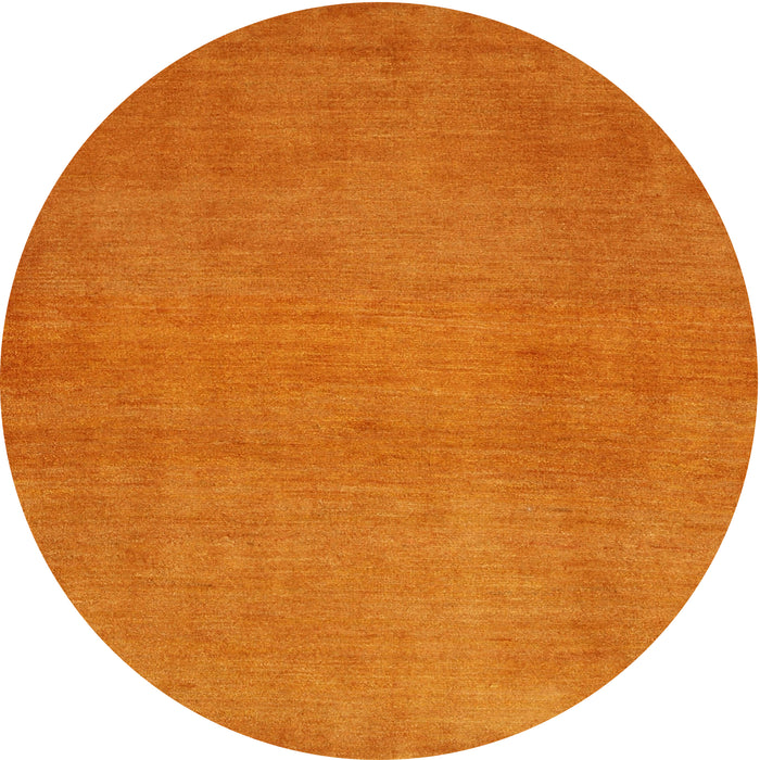 Sideview of Contemporary Orange Red Modern Rug, con536