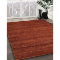 Contemporary Red Modern Rug, con537