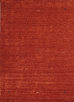 Contemporary Red Modern Rug, con538