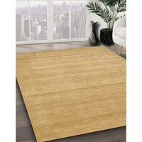 Contemporary Yellow Modern Rug, con53