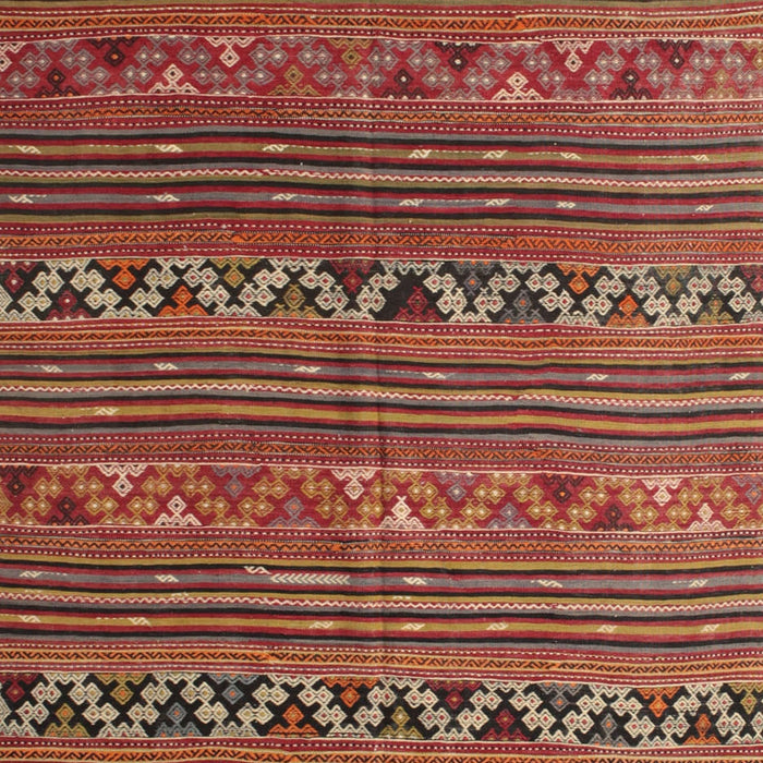 Contemporary Red Oriental Rug, con543