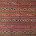 Sideview of Machine Washable Contemporary Tomato Red Rug, wshcon543