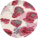 Sideview of Contemporary Red Modern Rug, con545