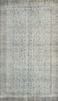 Machine Washable Contemporary Pale Silver Gray Rug, wshcon546