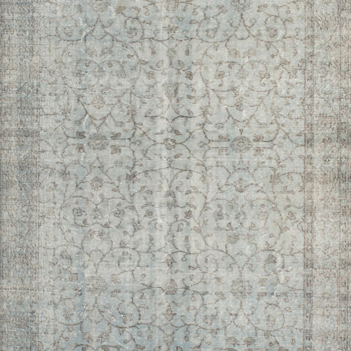 Contemporary Pale Silver Gray Modern Rug, con546