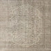 Square Contemporary Dark Almond Brown Modern Rug, con547