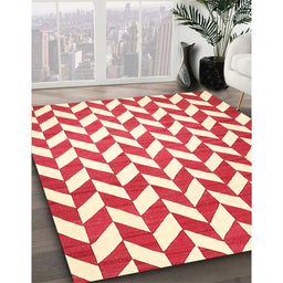 Machine Washable Contemporary Gold Rug in a Family Room, wshcon548