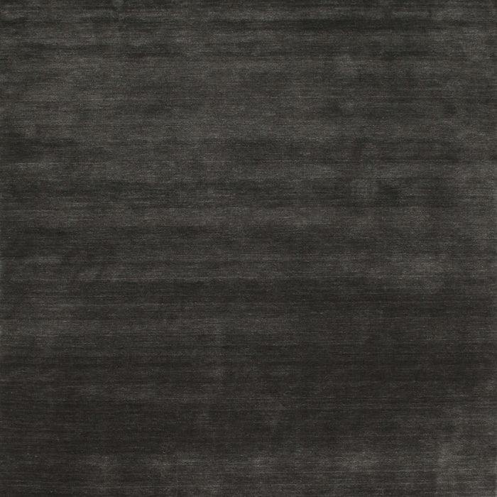 Contemporary Charcoal Black Modern Rug, con54
