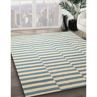 Contemporary Vanilla Gold Modern Rug, con551