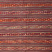 Square Contemporary Rust Pink Oriental Rug, con559