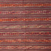 Sideview of Machine Washable Contemporary Rust Pink Rug, wshcon559