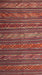 Machine Washable Contemporary Rust Pink Rug, wshcon559