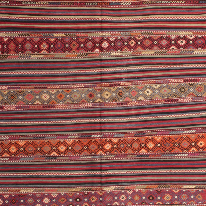 Machine Washable Contemporary Rust Pink Rug, wshcon559