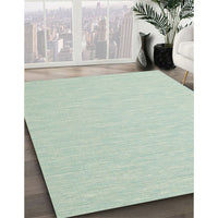 Contemporary Green Modern Rug, con562