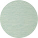 Sideview of Contemporary Green Modern Rug, con562