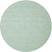 Sideview of Contemporary Green Modern Rug, con563