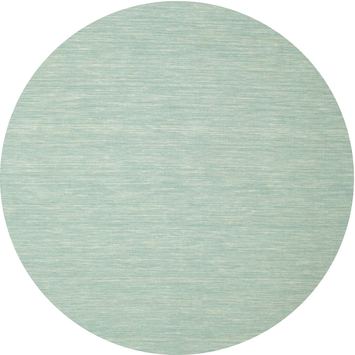 Square Machine Washable Contemporary Green Rug, wshcon563