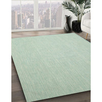 Contemporary Green Modern Rug, con564