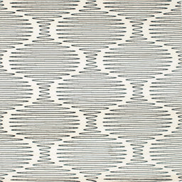 Sideview of Machine Washable Contemporary Gunmetal Gray Rug, wshcon566