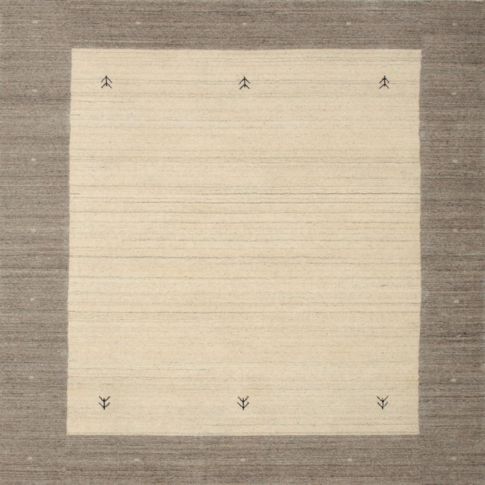 Sideview of Machine Washable Contemporary Brown Rug, wshcon568