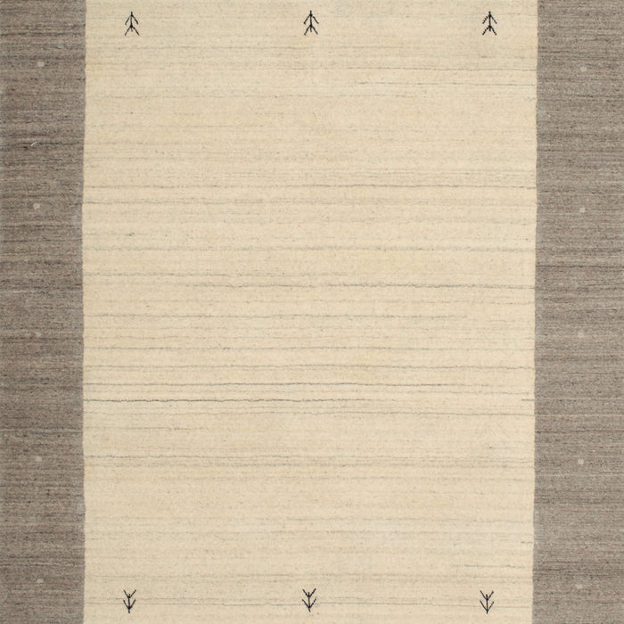 Contemporary Brown Solid Rug, con568