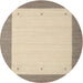 Sideview of Contemporary Brown Solid Rug, con568