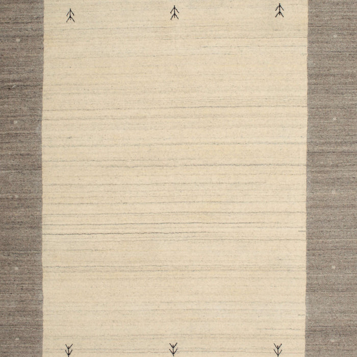 Contemporary Brown Solid Rug, con569