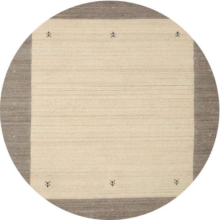 Square Machine Washable Contemporary Brown Rug, wshcon569