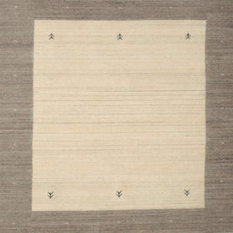 Sideview of Machine Washable Contemporary Brown Rug, wshcon569