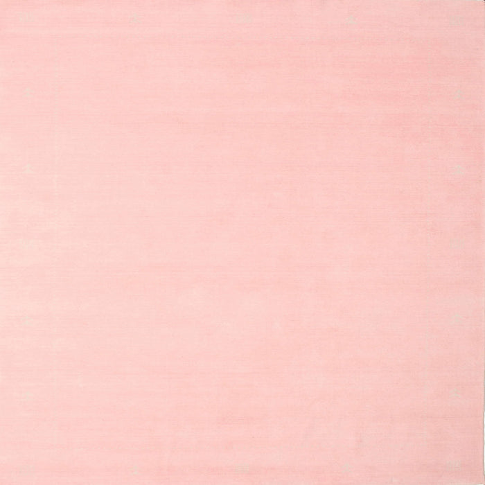 Square Contemporary Pastel Pink Modern Rug, con570