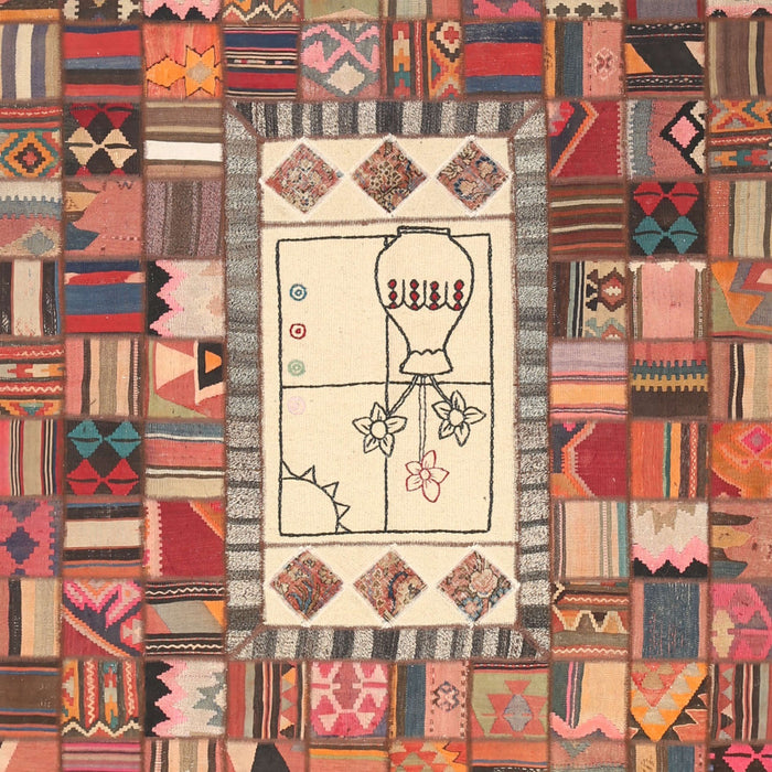 Contemporary Chestnut Red Oriental Rug, con572