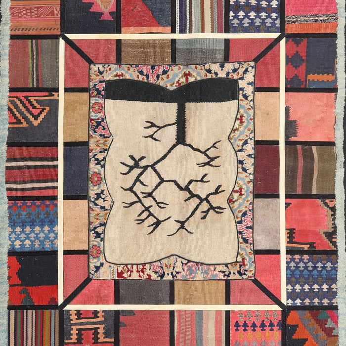 Machine Washable Contemporary Brown Red Rug, wshcon574