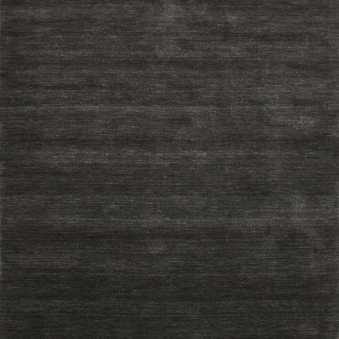 Contemporary Charcoal Black Modern Rug, con57