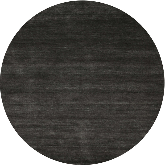 Square Machine Washable Contemporary Charcoal Black Rug, wshcon57