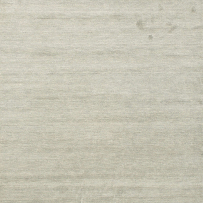 Contemporary Pale Silver Gray Solid Rug, con582