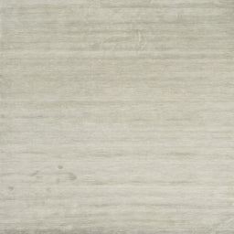 Square Contemporary Pale Silver Gray Solid Rug, con582