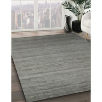 Contemporary Sage Green Modern Rug, con588