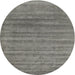 Sideview of Contemporary Sage Green Modern Rug, con589