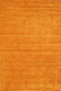 Machine Washable Contemporary Orange Red Rug, wshcon58