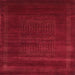 Square Contemporary Red Modern Rug, con591