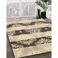 Contemporary Brown Modern Rug, con592