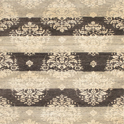 Sideview of Machine Washable Contemporary Brown Rug, wshcon592