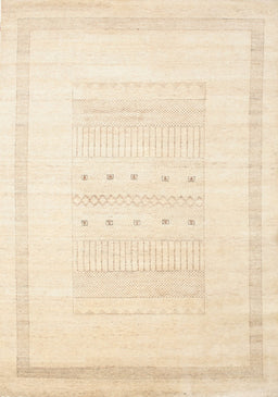 Contemporary Golden Blonde Gold Solid Rug, con595