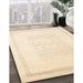 Machine Washable Contemporary Gold Rug in a Family Room, wshcon595