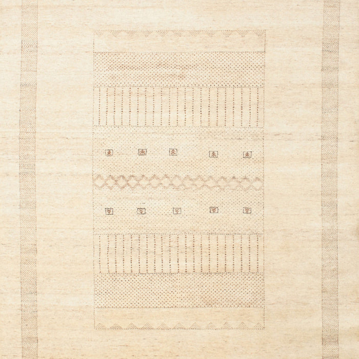 Machine Washable Contemporary Gold Rug, wshcon595