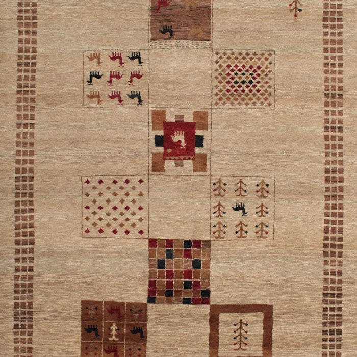 Contemporary Light Brown Modern Rug, con599