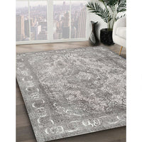 Contemporary Granite Gray Modern Rug, con601