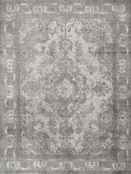 Contemporary Granite Gray Modern Rug, con601