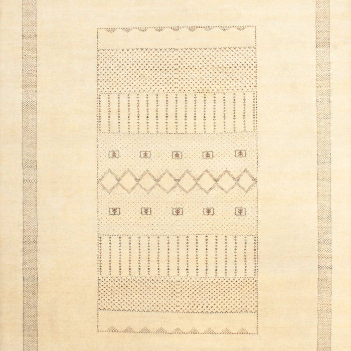 Machine Washable Contemporary Gold Rug, wshcon603