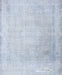 Contemporary Blue Gray Modern Rug, con608